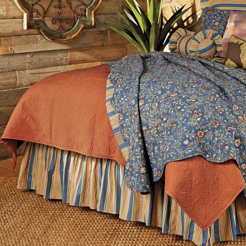 Terracotta Matelasse Quilt - Twin