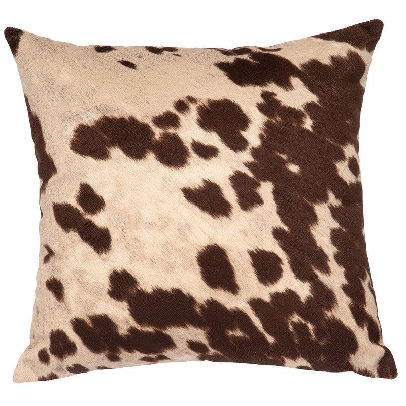 Udder Brown Square Pillow