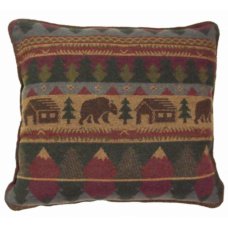 Cabin Bear Euro sham