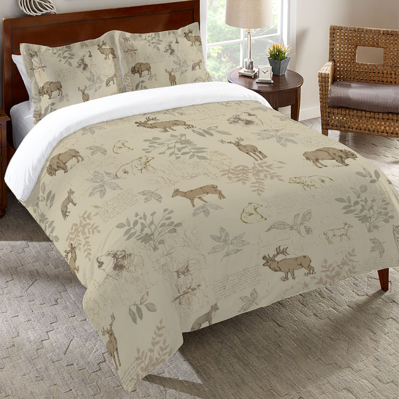 Wilderness Fauna Duvet Cover - Twin