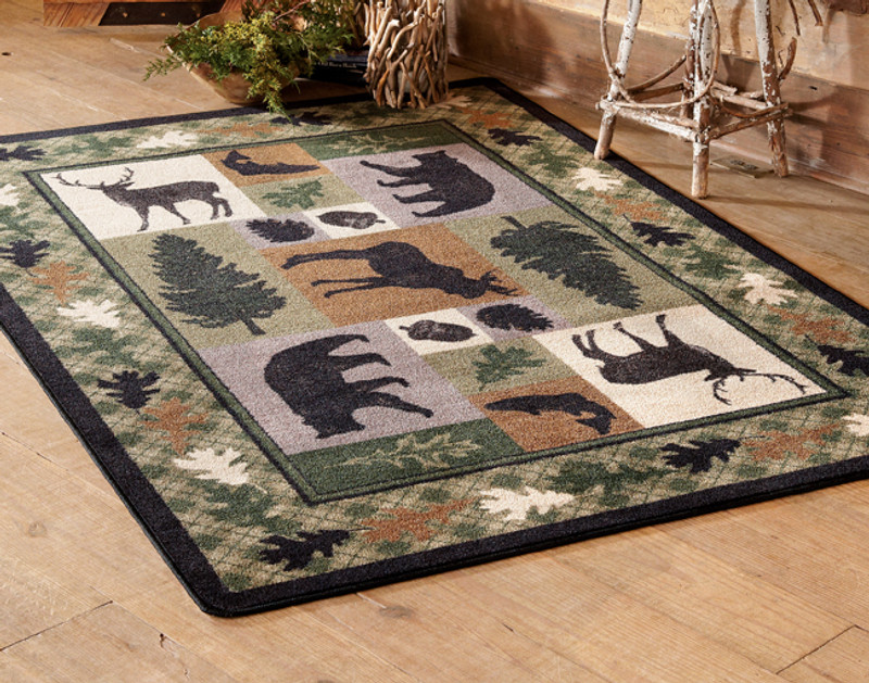 Wildlife Retreat Rug - 5 x 8