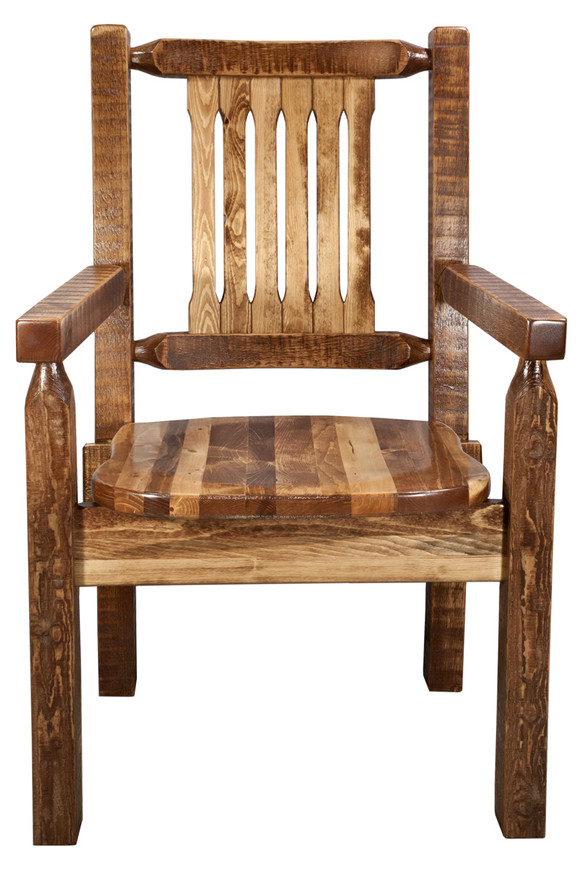 Homestead Captain's Chair - Stained and Lacquered