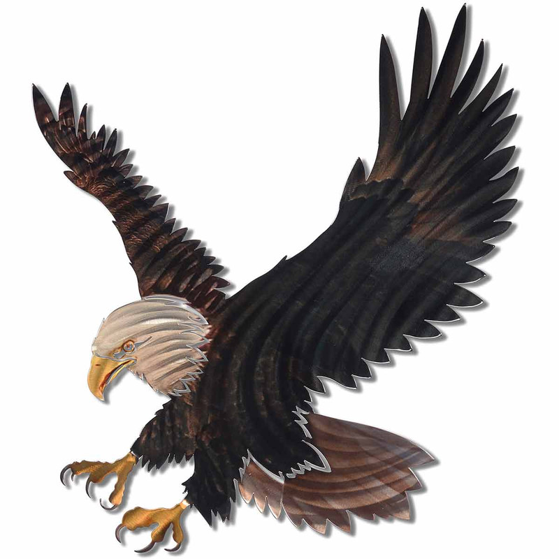 Eagle Landing Wall Art - Medium