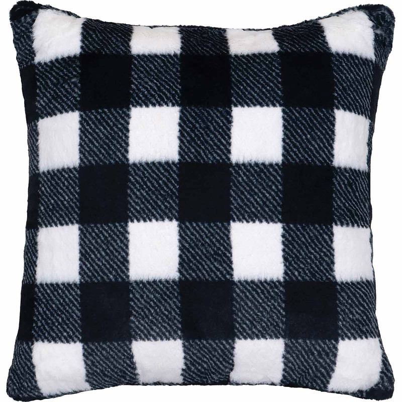 Checkers Snow Pillow