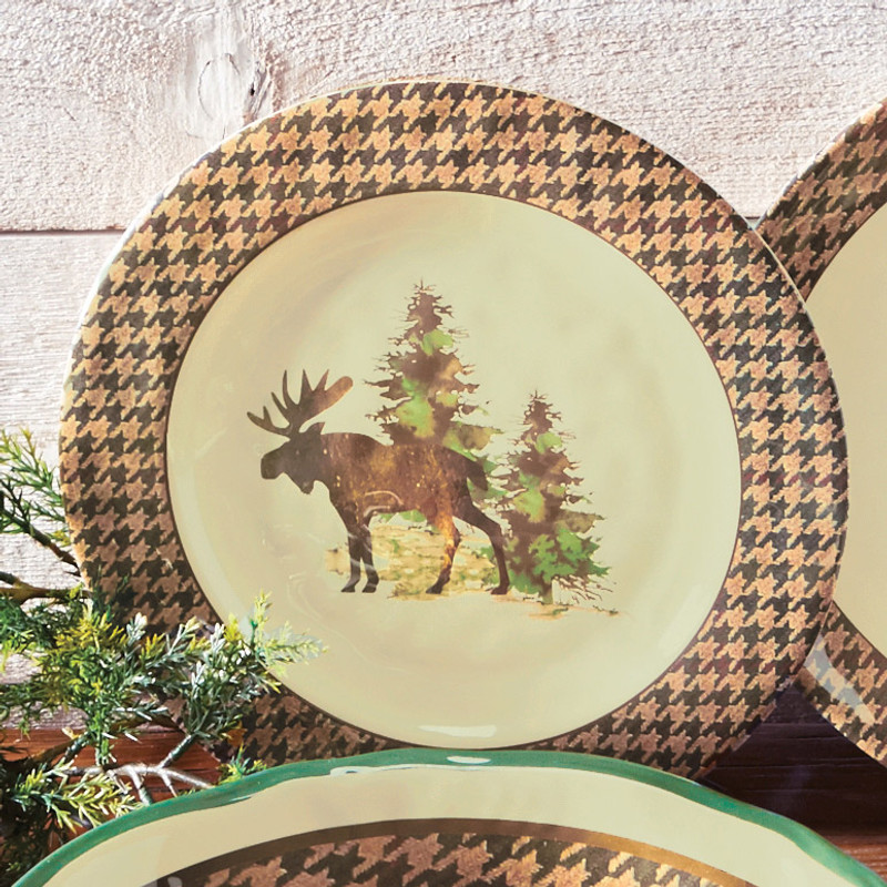 Deer clearance plates dinnerware