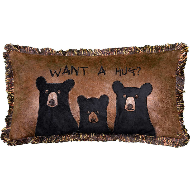 Three Bears Accent Pillow