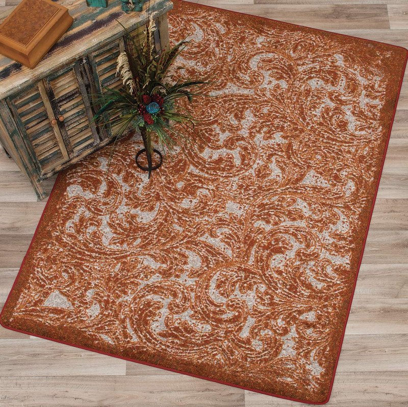 Coraline Tooled Rug - 5 x 8