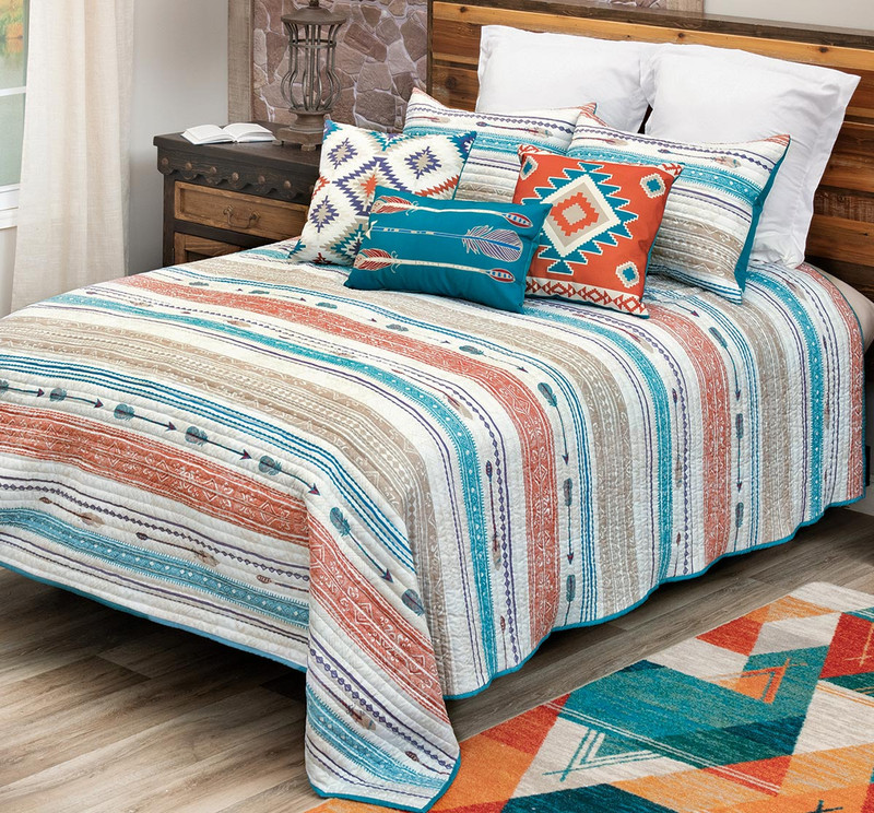 Arrowhead Creek Quilt Bed Set - King