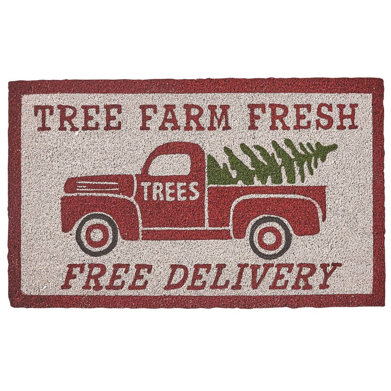 Red Truck Doormat