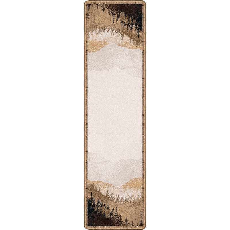 Mountain Crest Rust Rug - 2 x 8