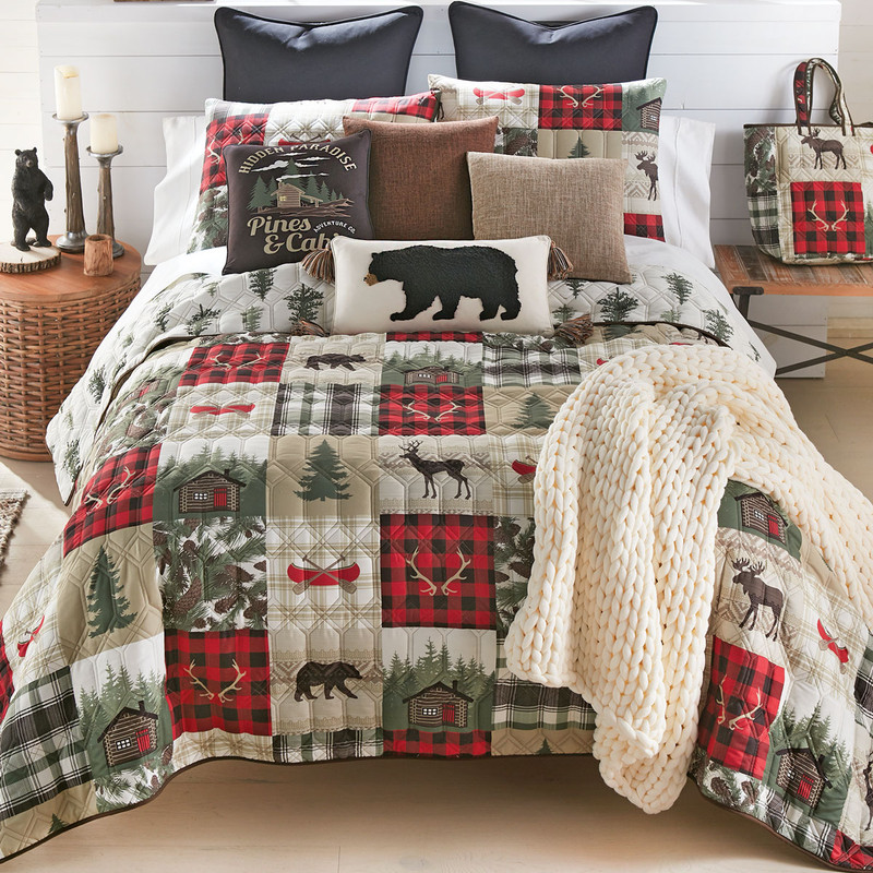 Cabin Ridge Quilt Bed Set - King