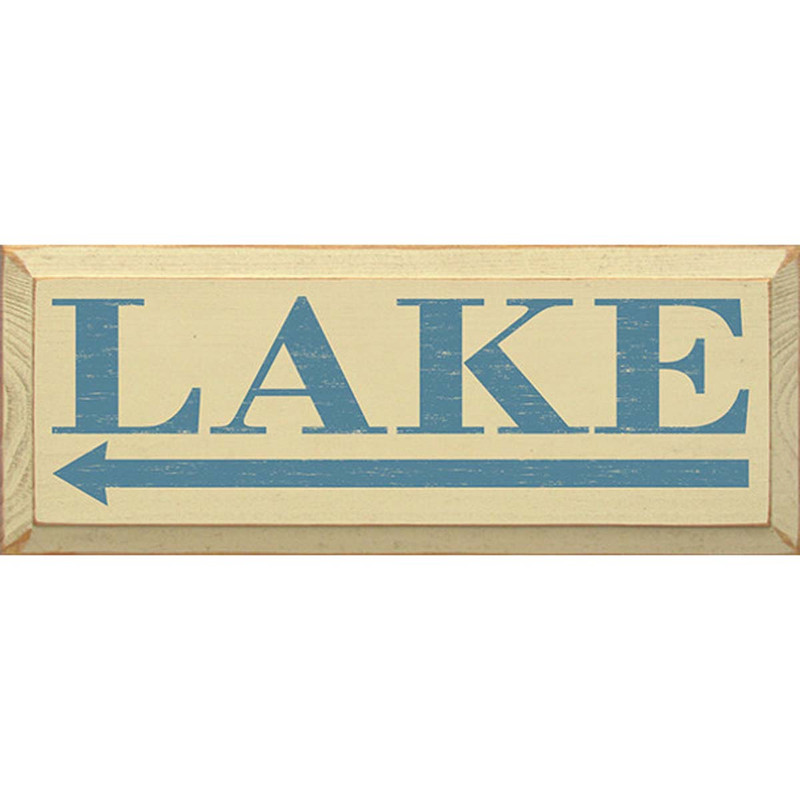 Cottage Cream Lake Reflections Wall Art