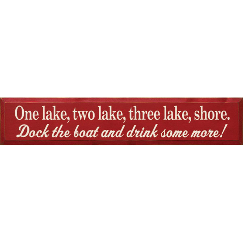 Lakeside Cheers Wooden Wall Art