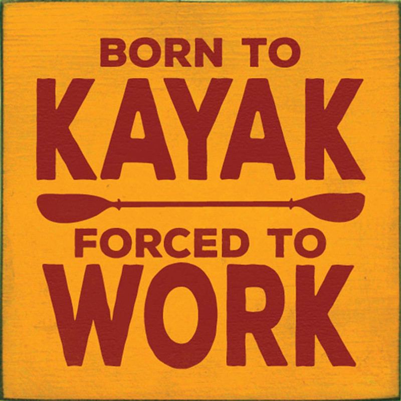 Born To Kayak Wall Art