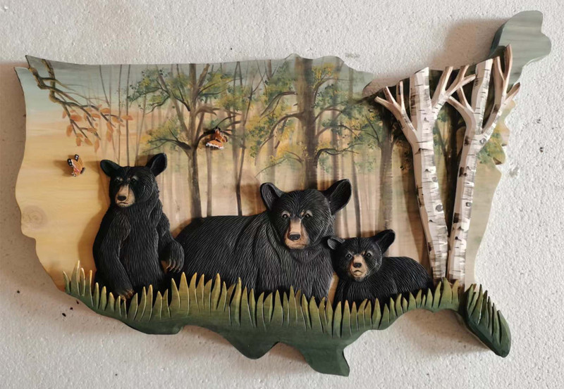 United States of Bears Wall Art