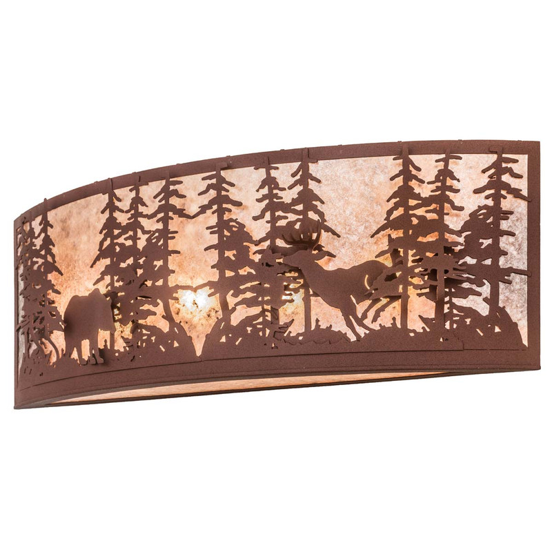 Woodland Wildlife Wall Sconce