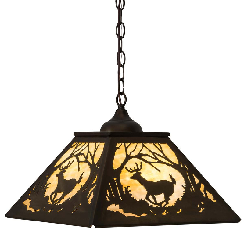 Galloping Deer Pendant Light