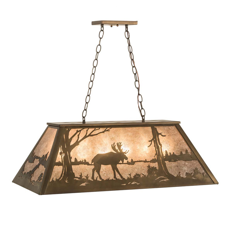 Waterside Moose Oblong Pendant Light