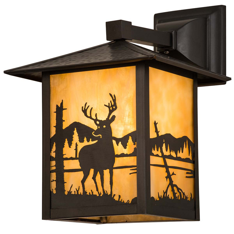 Vigilant Deer Wall Sconce