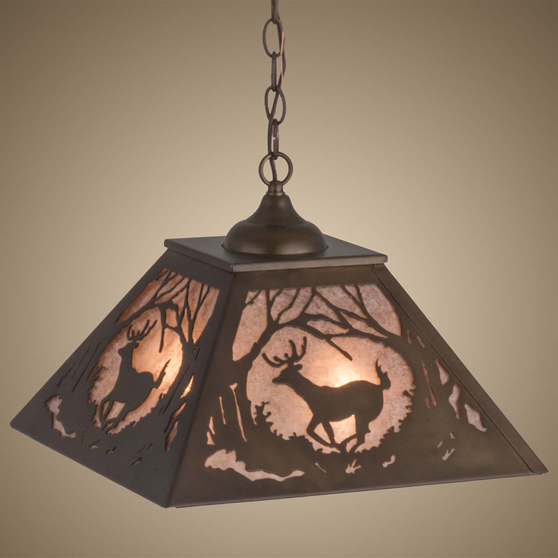 Cherokee Deer Pendant Light