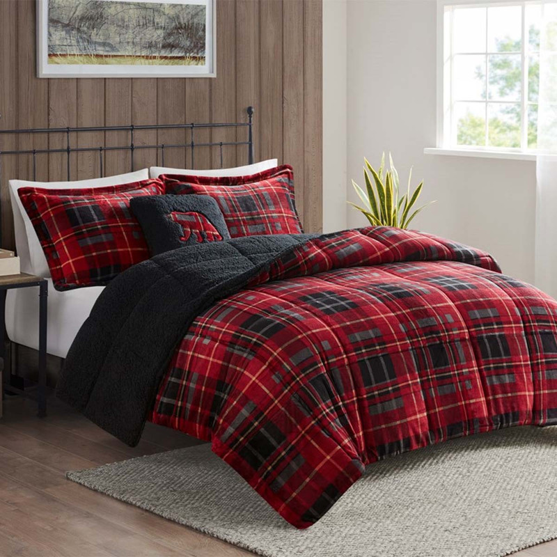 Cabin Plush Comforter Set - King - OUT OF STOCK UNTIL 07/08/2024