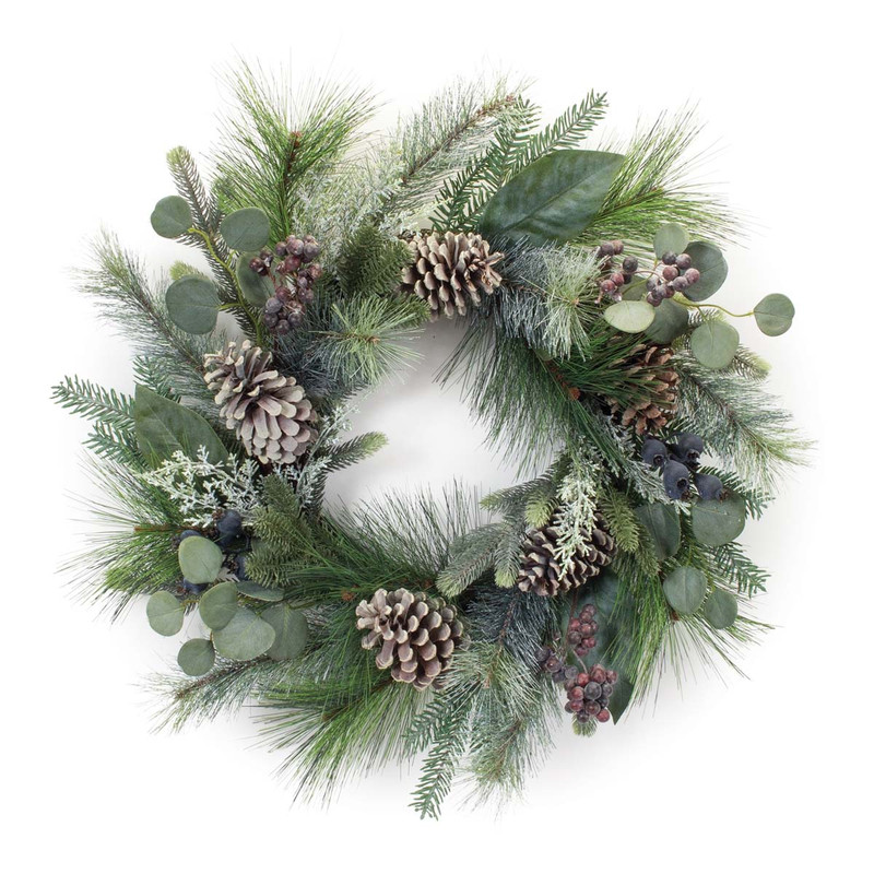 Christmas Eucalyptus Pine Berry Wreath