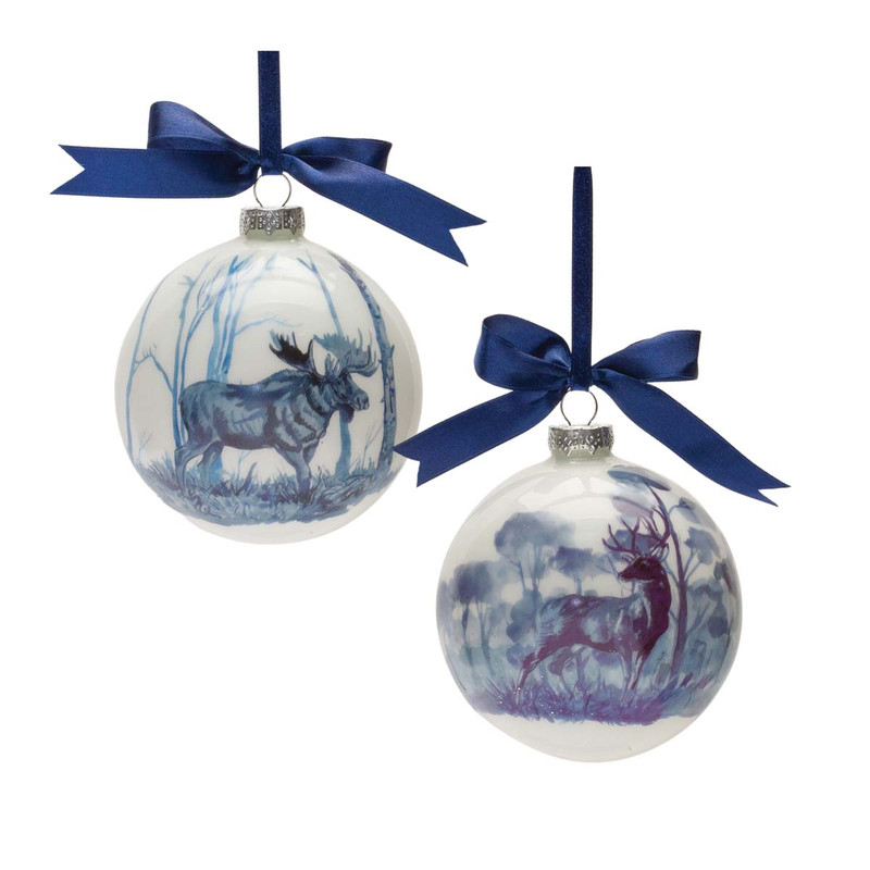 Woodland Forest Ball Ornaments - Set of 6