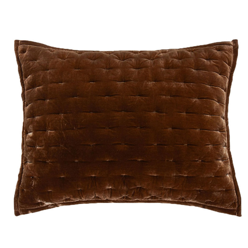 Copper Nights Velvet King Sham - OUT OF STOCK UNTIL 07/17/2024