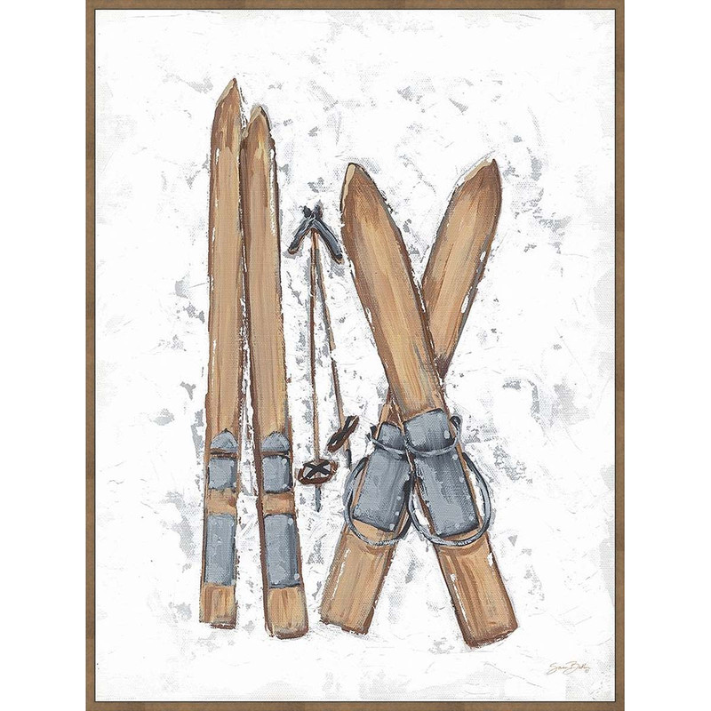 Vintage Ski Wall Art | Black Forest Decor