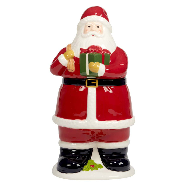 Christmas Delight Santa Cookie Jar
