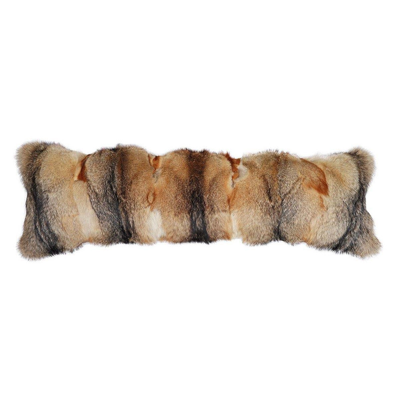 Aspen Fox Fur Pillow - 12 x 40
