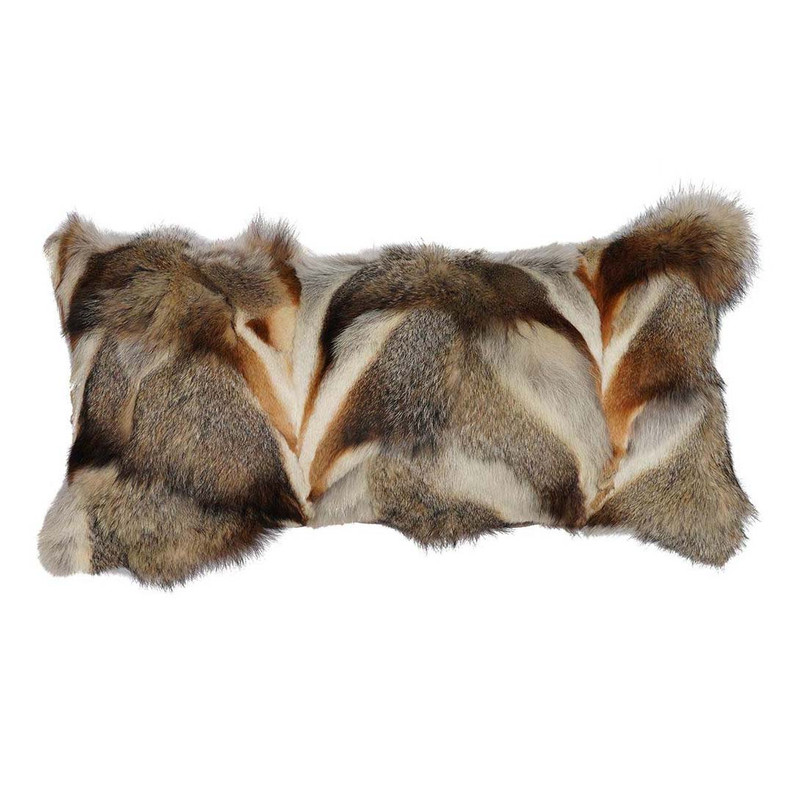 Aspen Fox Leg Pillow - 12 x 24