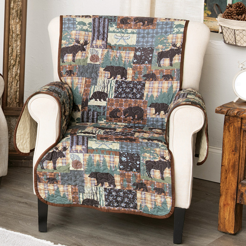 Yellowstone Wildlife Chair Cover