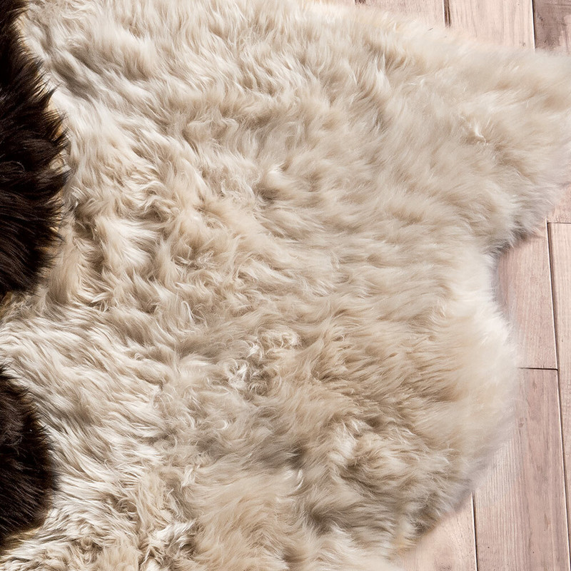 Champagne Large Sheepskin Rug