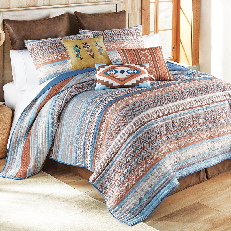 Earth & Sky Southwestern Quilt Bed Set - King