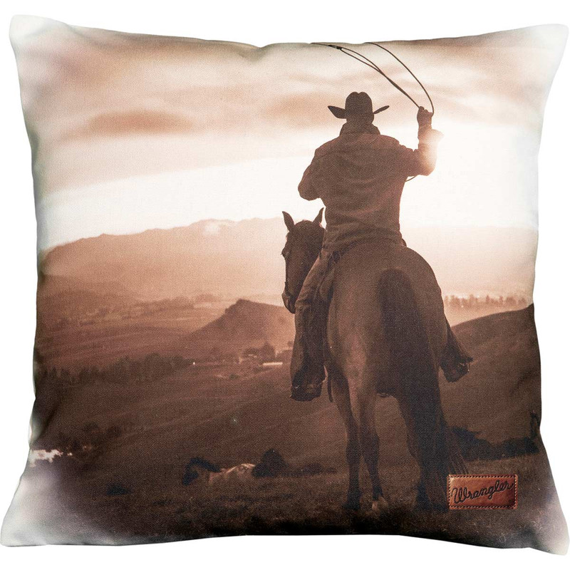 Wrangler Cowboy Accent Pillow