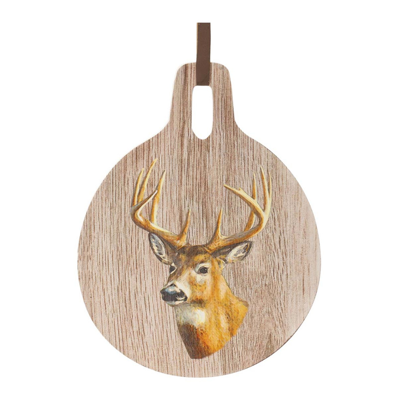 Majestic Deer Round Cutting Board