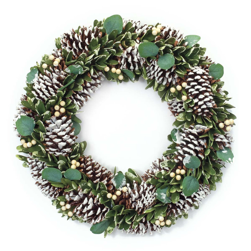Holiday Evergreen & Berry Wreath