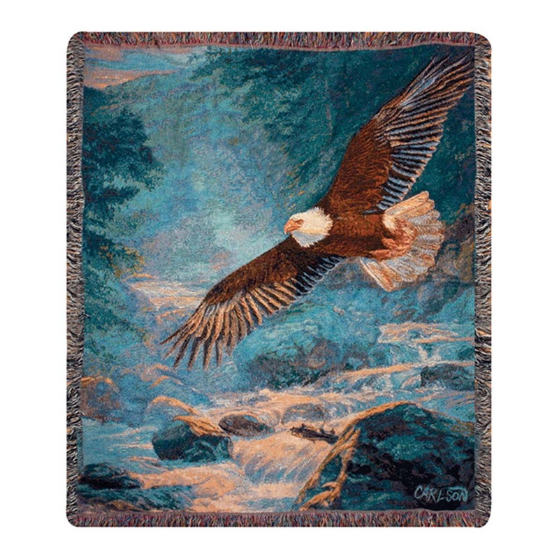 Soaring Eagle Tapestry Throw