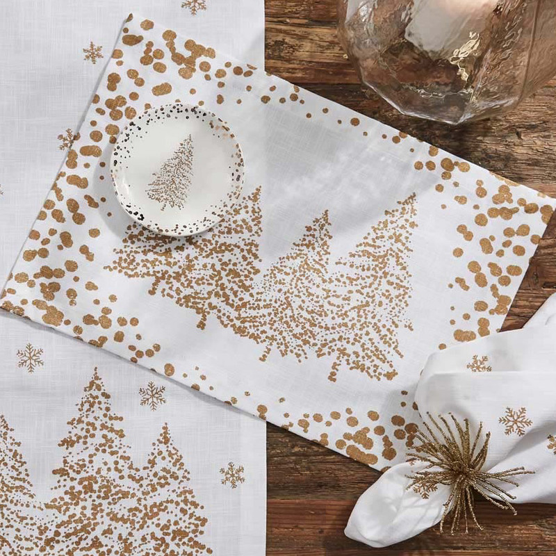Gold Tree Placemat - Set of 4