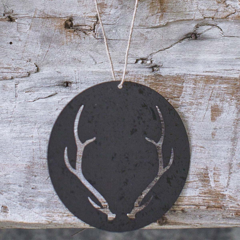 Antler Silo Ornament - Set of 4