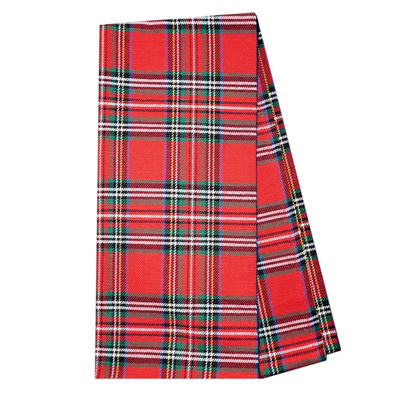 Red Plaid Kitchen Towel - Set of 4