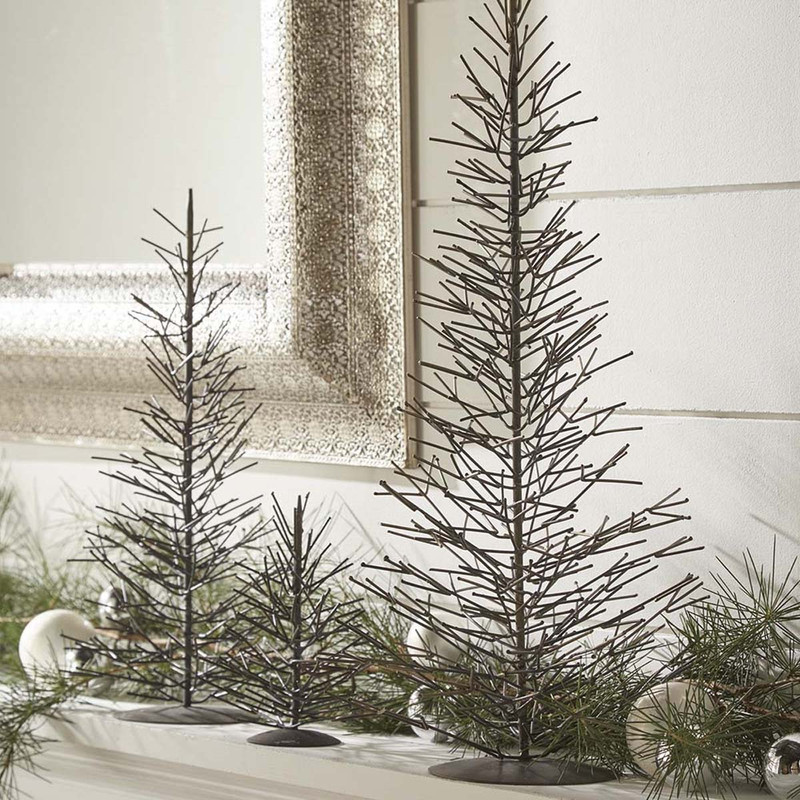 Metal Pine Tree Sculpture - Large - OUT OF STOCK UNTIL 07/19/2024