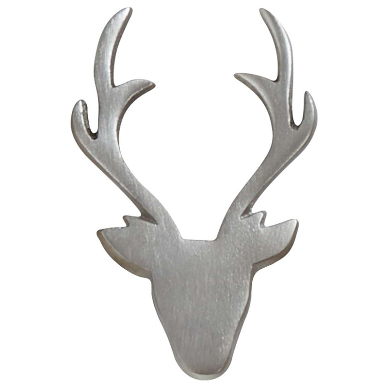 Metal Deer Head Napkin Rings - Set of 4