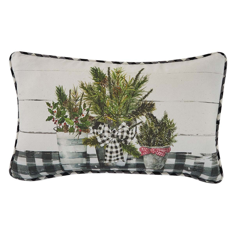 Pine Planters Poly Pillow