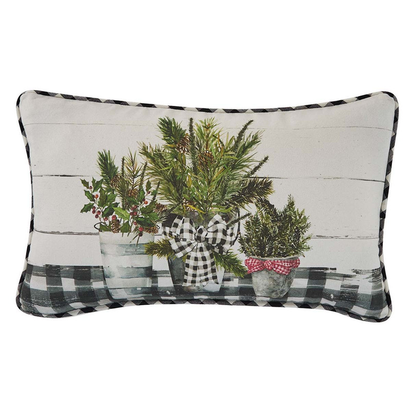 Pine Planters Feather Pillow