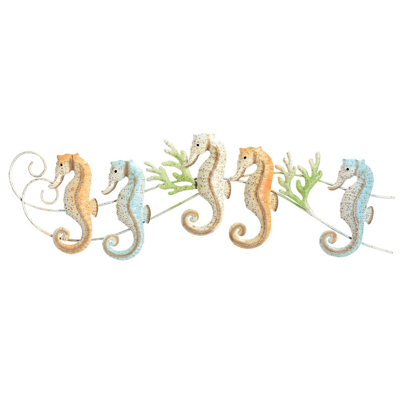 Seahorse Quintet Metal Wall Art - CLEARANCE