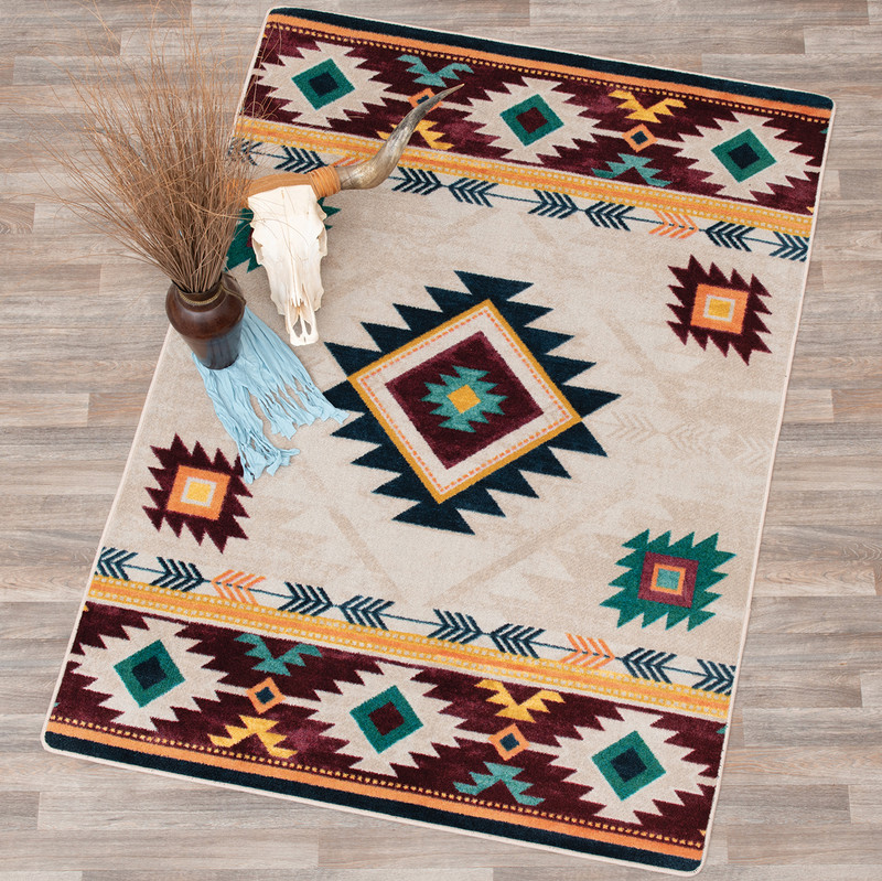 Whiskey River Gems Rug - 4 x 5