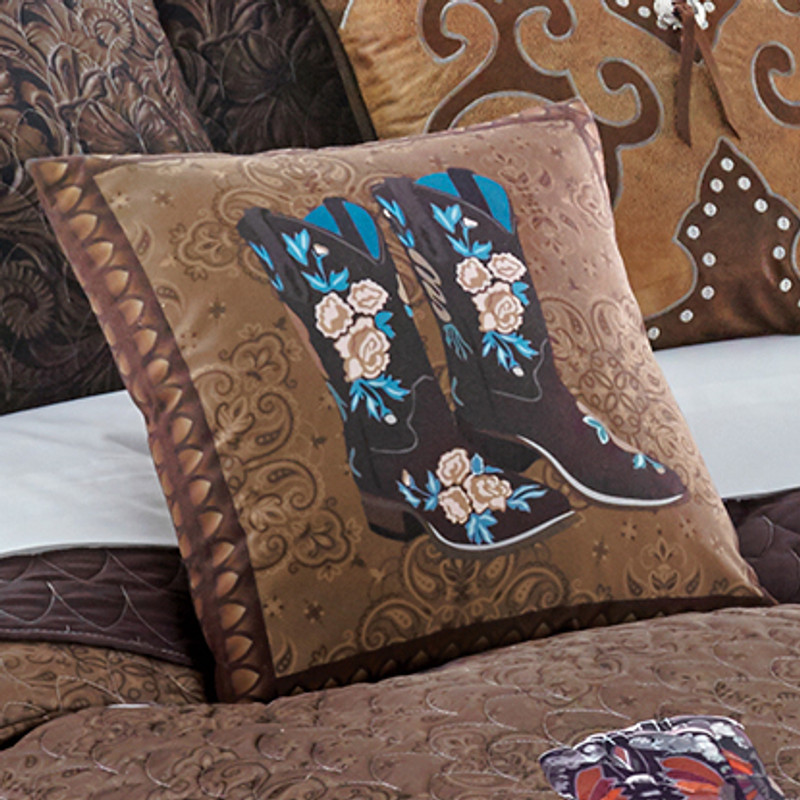 Boots & Spurs Accent Pillow