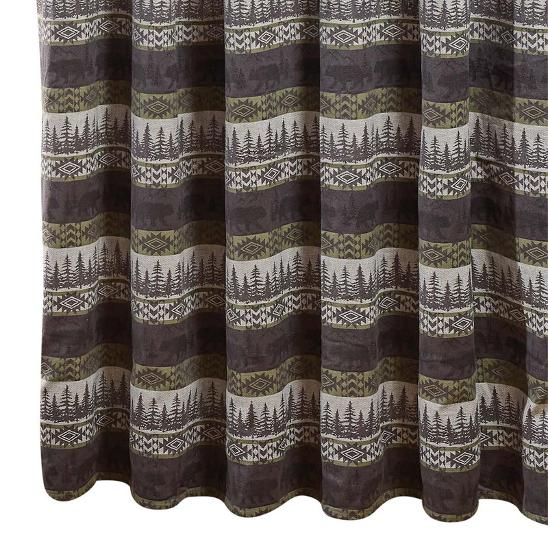 Bear Gulch Forest Shower Curtain